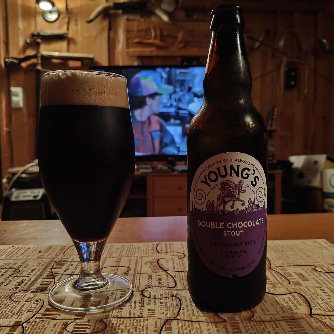 Young's Double Chocolate Stout, Eagle Brewery (formerly Charles Wells)