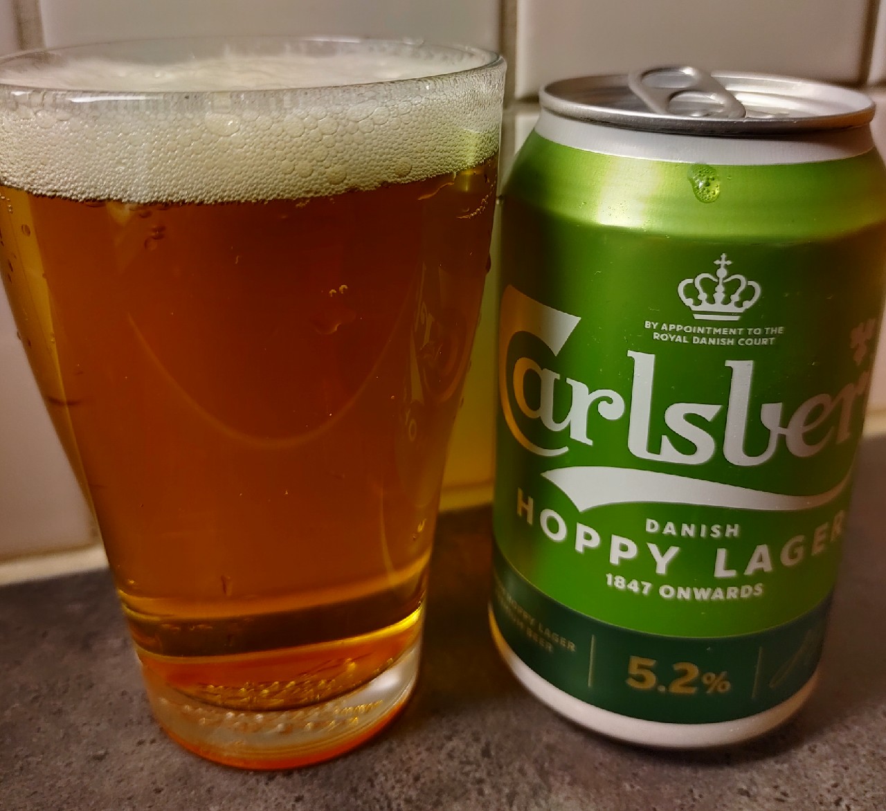 Carlsberg Hoppy Lager, Denmark