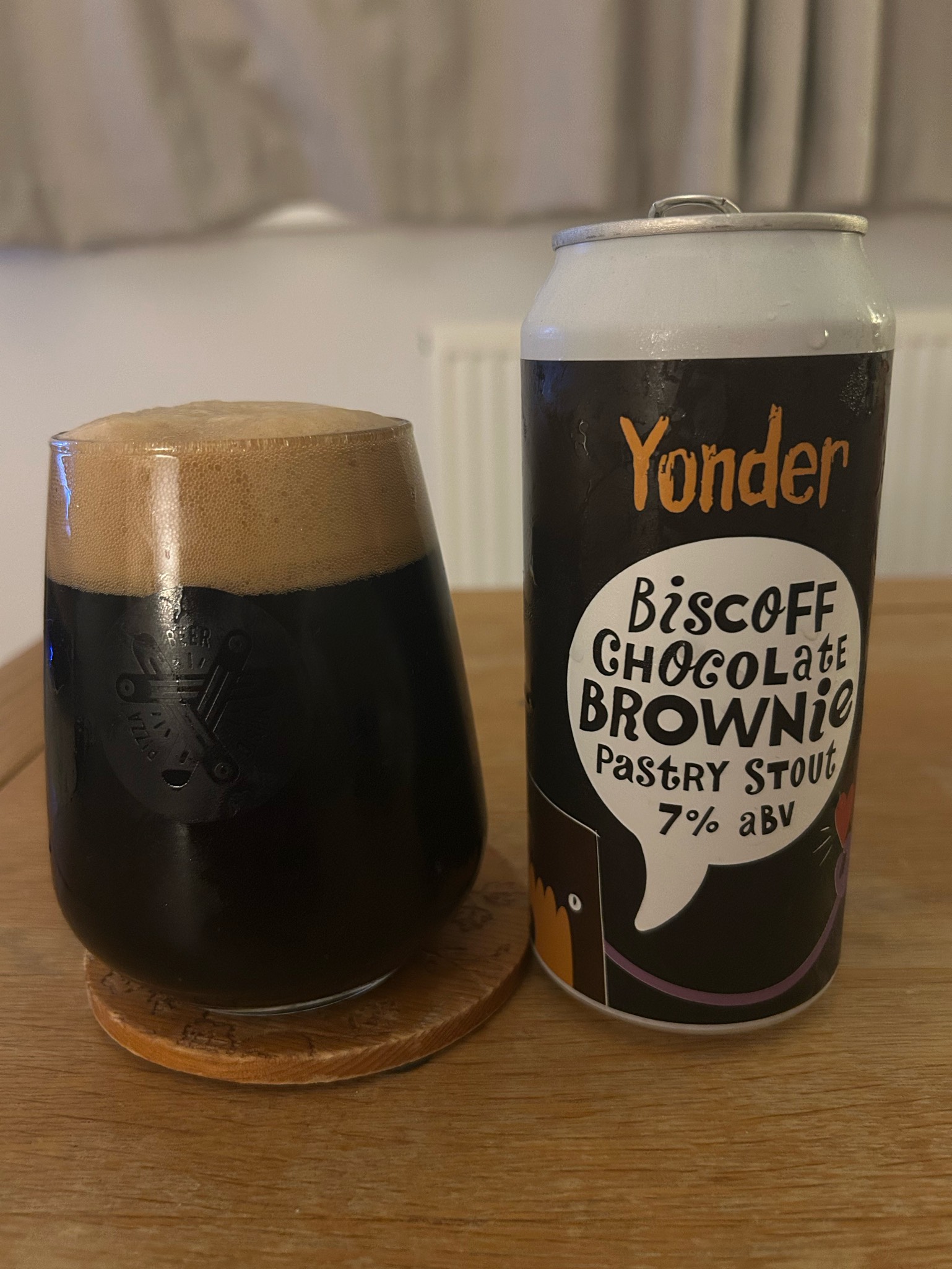 Biscoff Chocolate Brownie Pastry Stout, Yonder Brewing