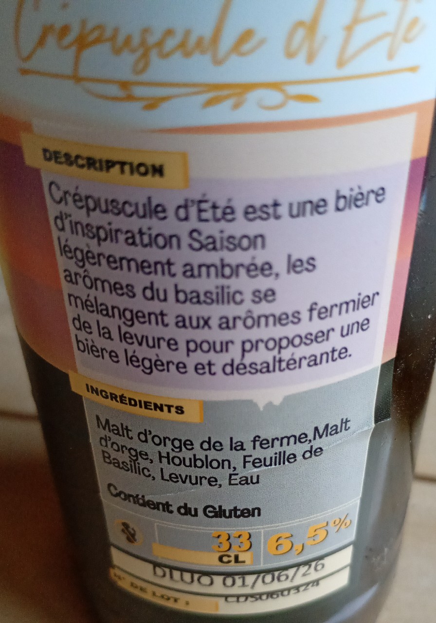 saison au basilic, Siceris
