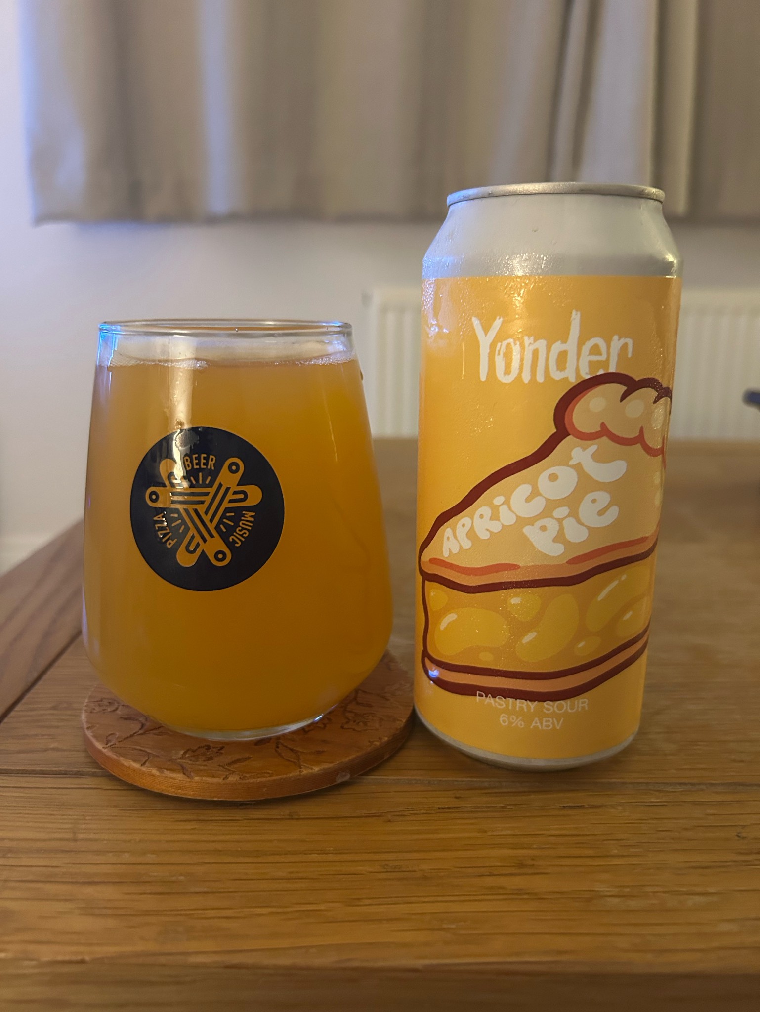 apricot pie, Yonder Brewing