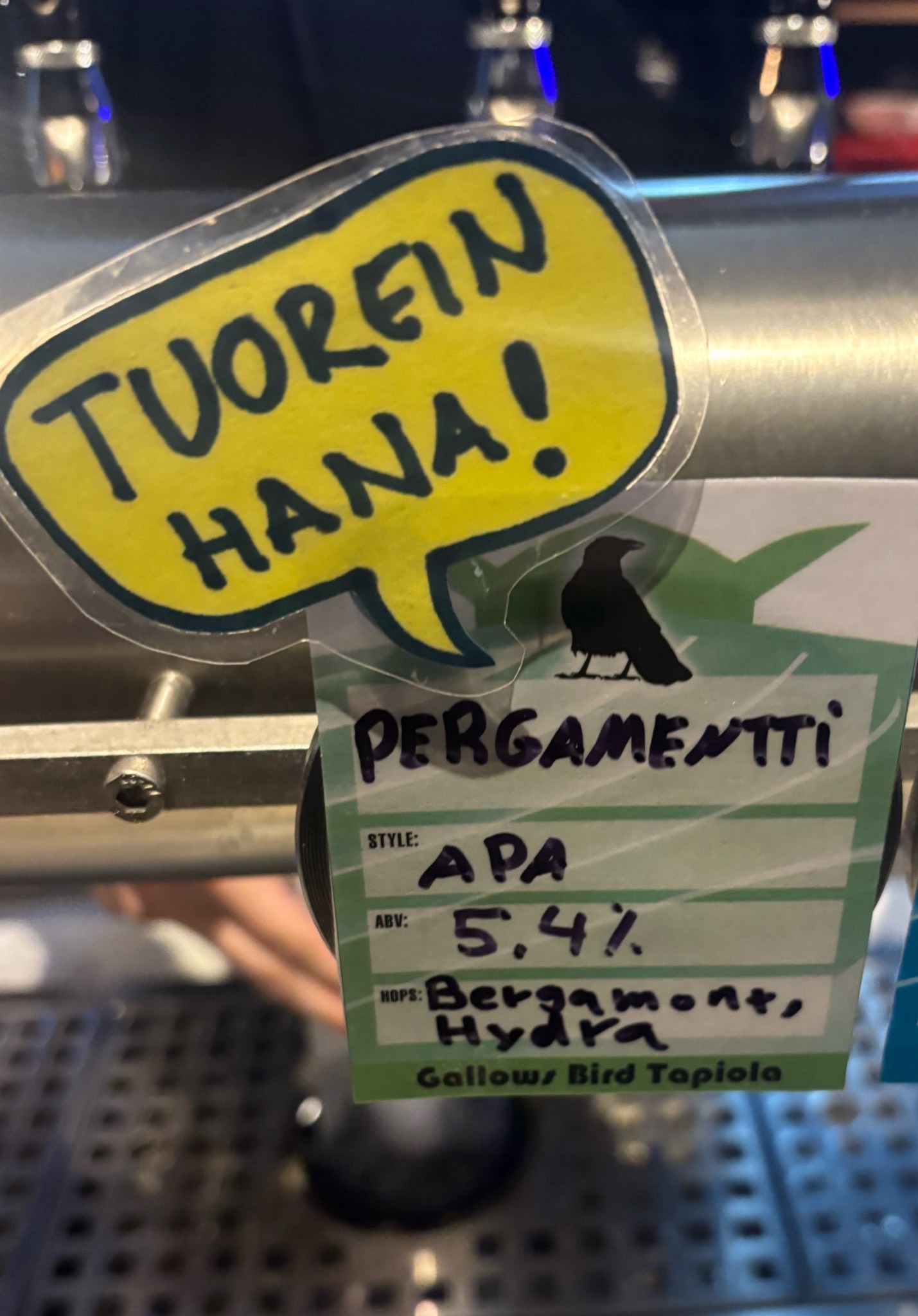 Pergamentti, Brew-Pub Gallows Bird