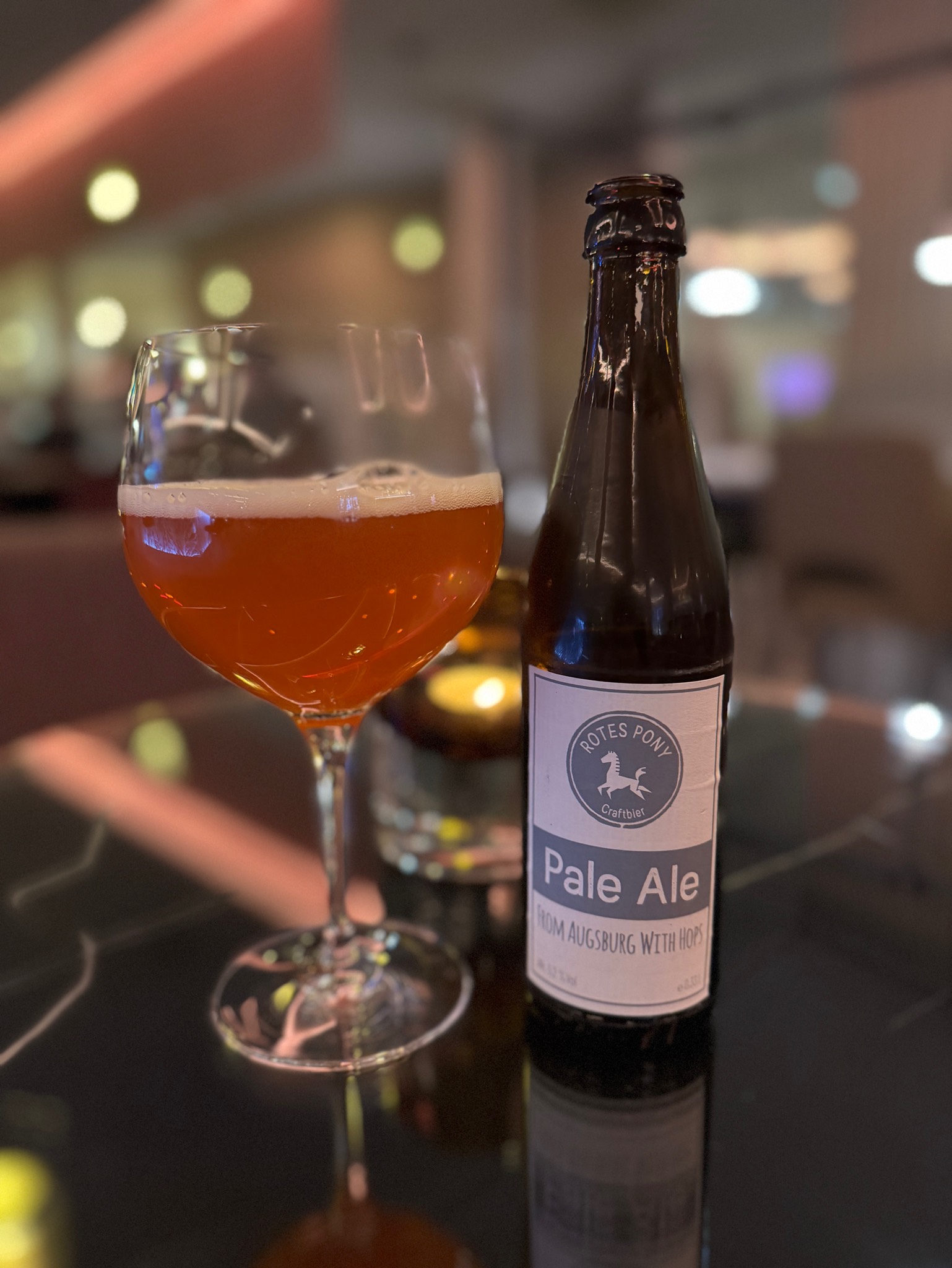Pale Ale From Augsburg with Hops, Germany