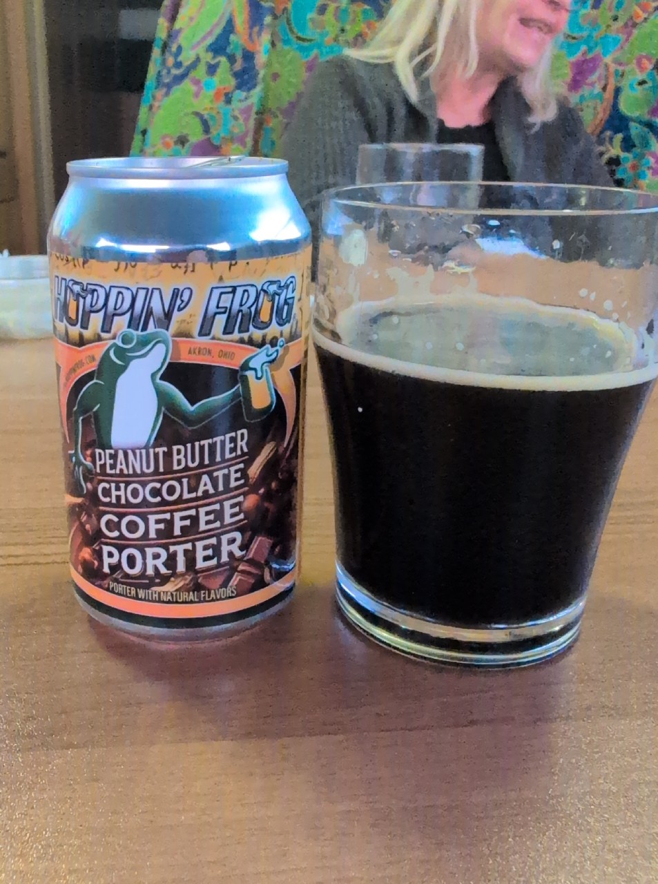 Peanut Butter Chocolate Coffee Porter, Hoppin' Frog Brewery