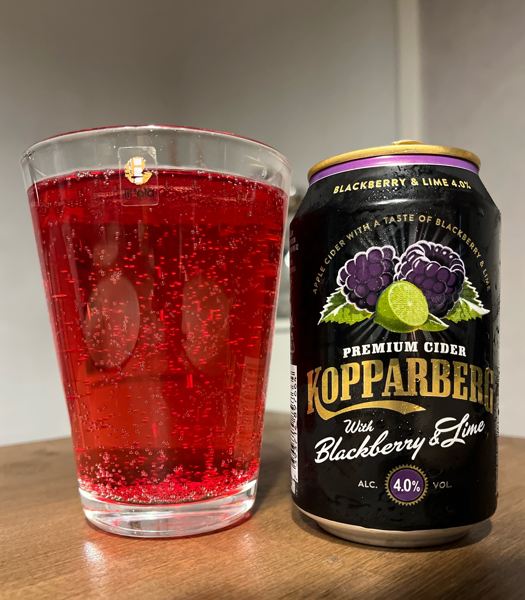 Kopparberg Blackberry & Lime, Sweden
