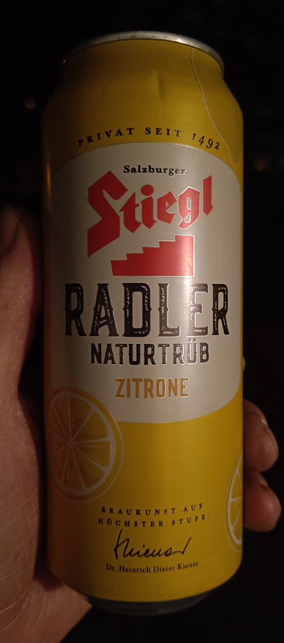 Stiegl Radler Zitrone Naturtrüb, Austria