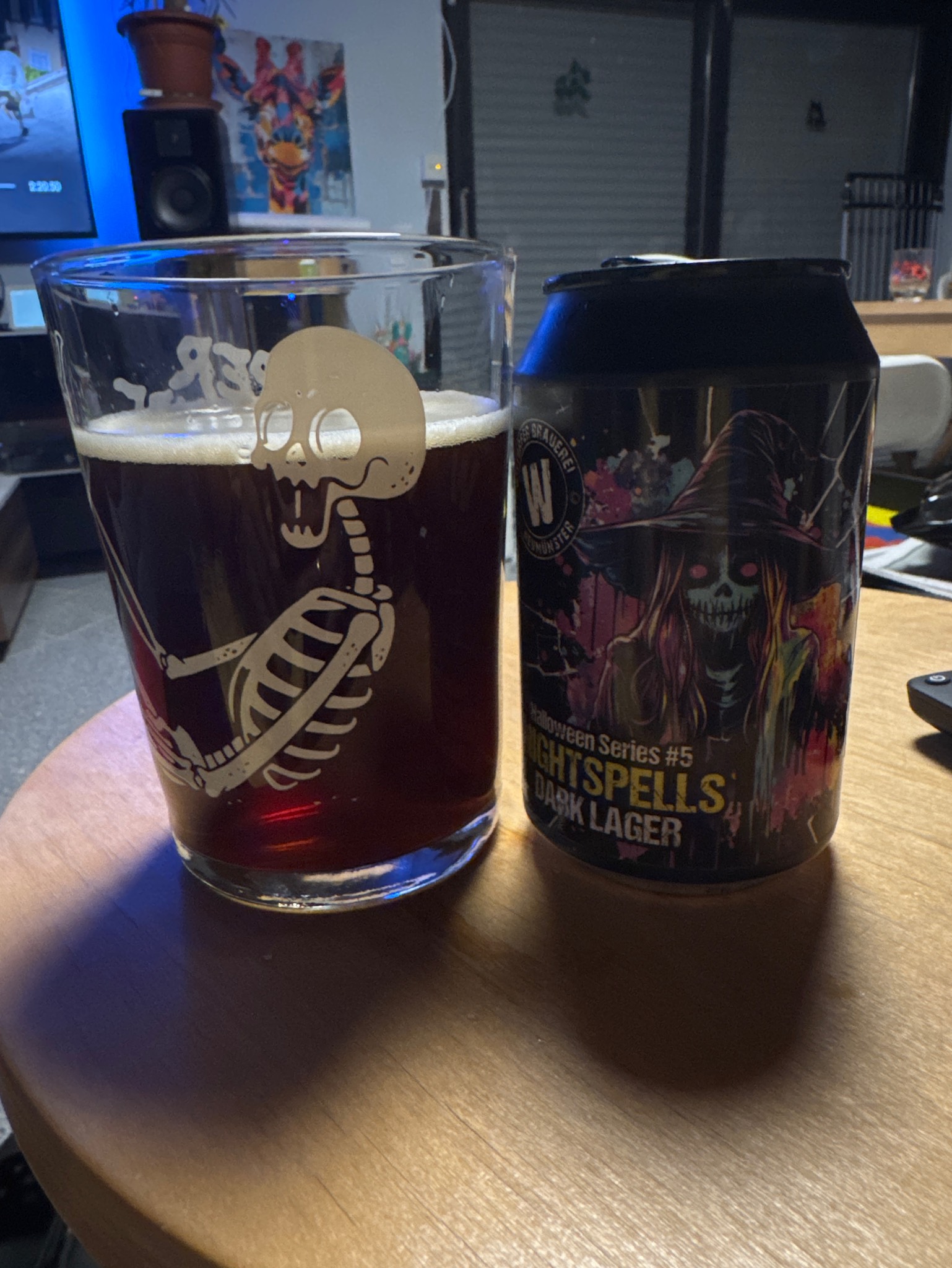 nightspells dark lager halloween series #5, Wittorfer Brauerei