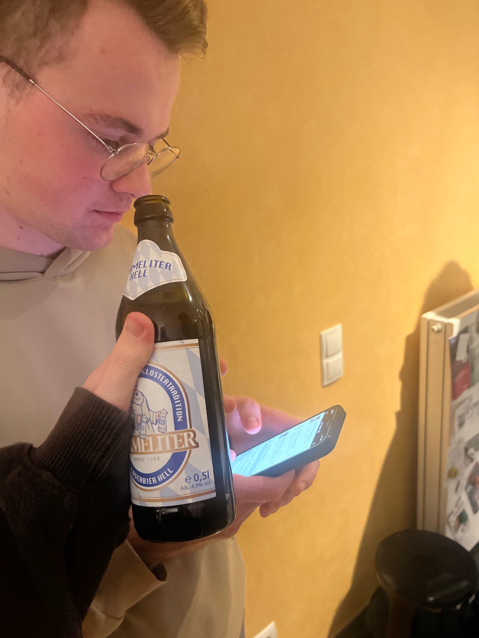 Karmeliter Lagerbier Hell, Karmeliter Bräu Bad Neustadt/Salz