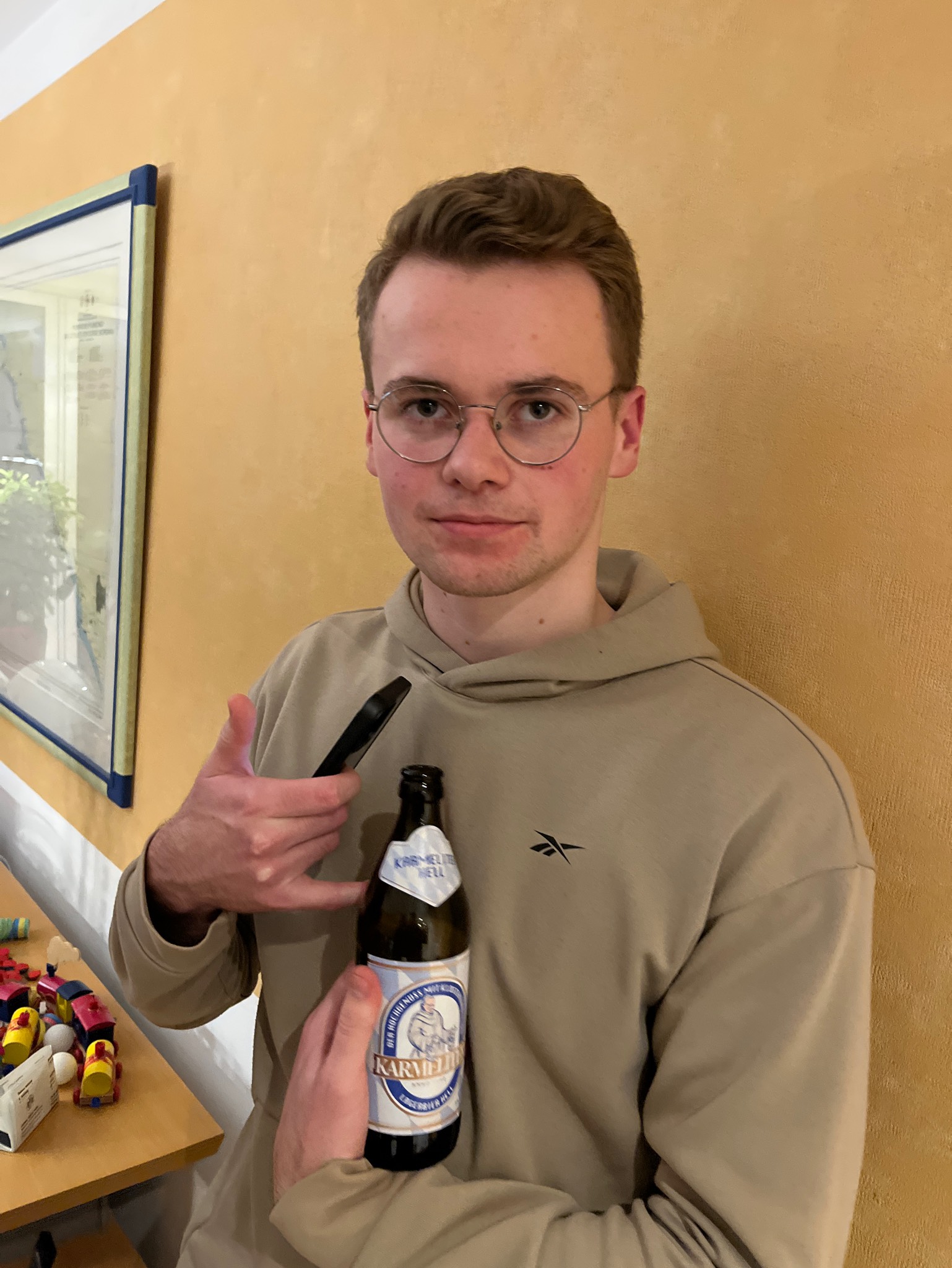 Karmeliter Lagerbier Hell, Karmeliter Bräu Bad Neustadt/Salz