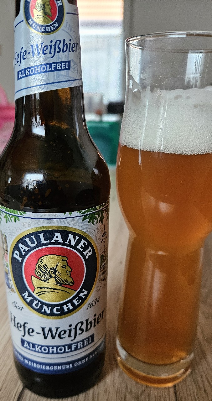 Paulaner Hefe-Weißbier Alkoholfrei / Non-Alcoholic 0,5 %, Germany