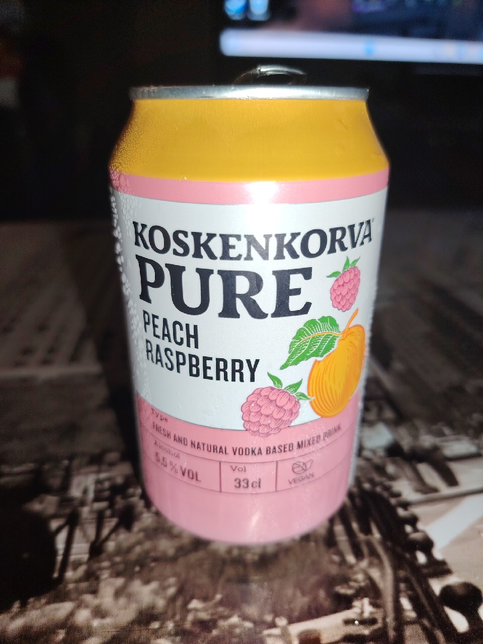 Koskenkorva Pure Peach Rasberry, Finland