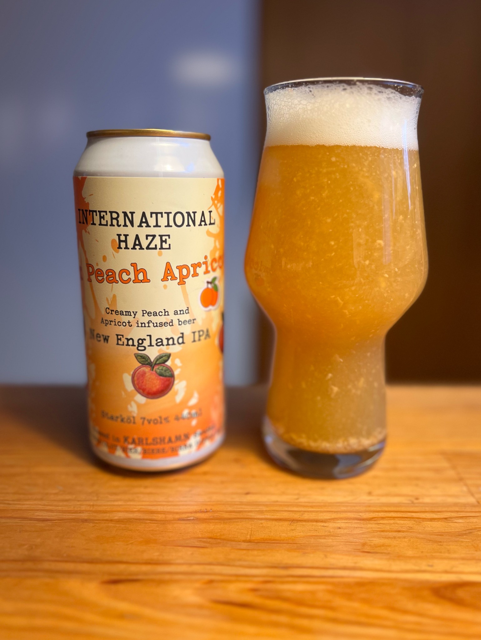 International Haze 2x Peach Apricot, Brygghus 19