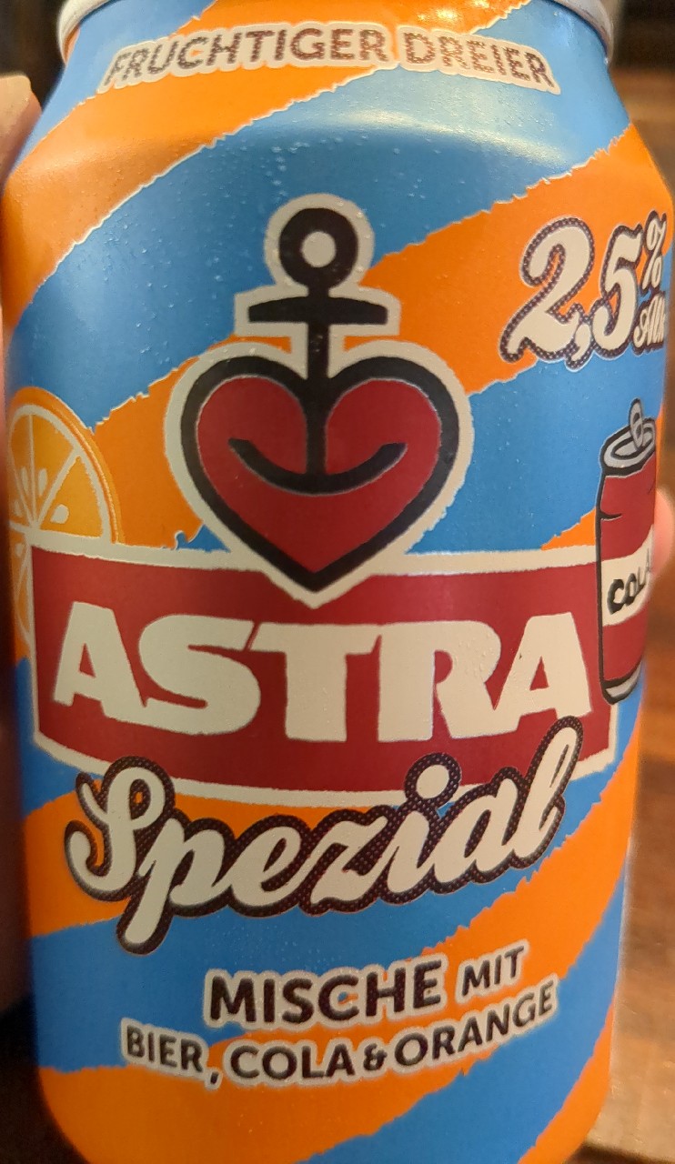 Spezial Mische mit Bier, Cola & Orange, Holsten-Brauerei (Carlsberg)