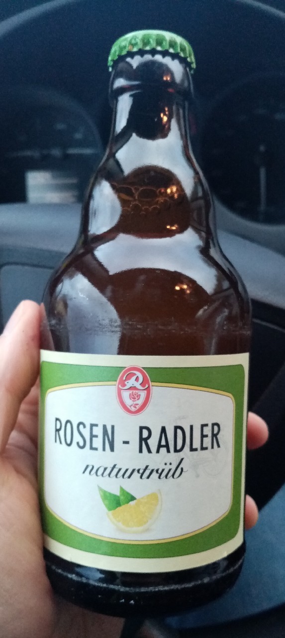 Rosen-Radler Naturtrüb, Rosenbrauerei Pößneck