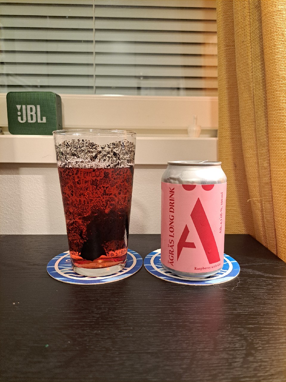Ägräs Long Drink Raspberry with Gin, Finland