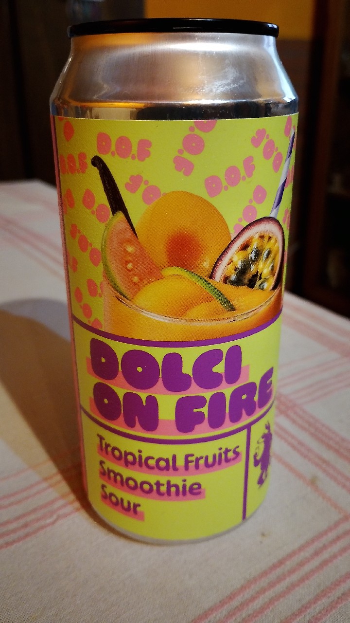 Dolci On Fire - Tropical Fruits Smoothie, Birrificio Wild racoon