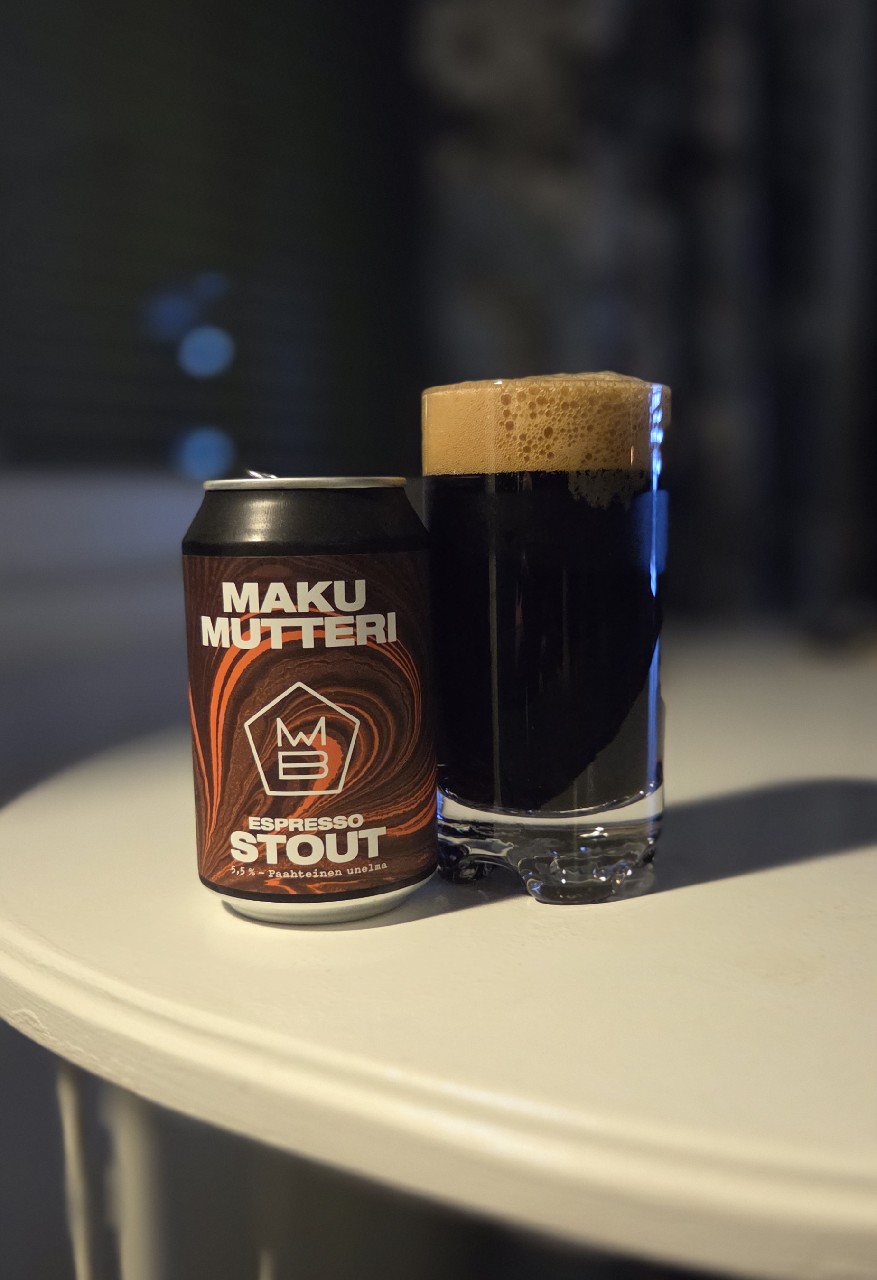 Mutteri Espresso Stout, Maku Brewing