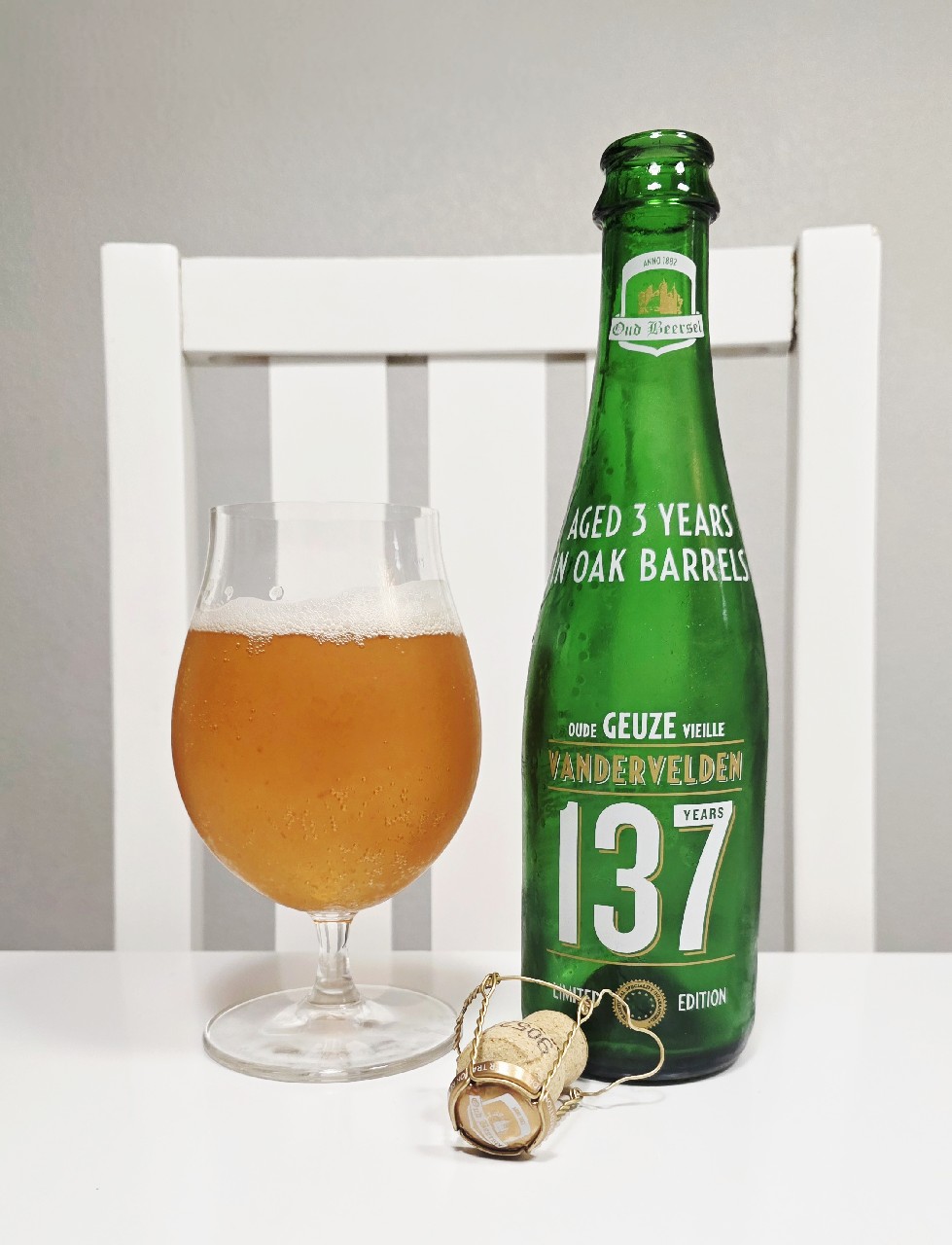 Oude Geuze Vieille Vandervelden 137 Years, Brouwerij Oud Beersel