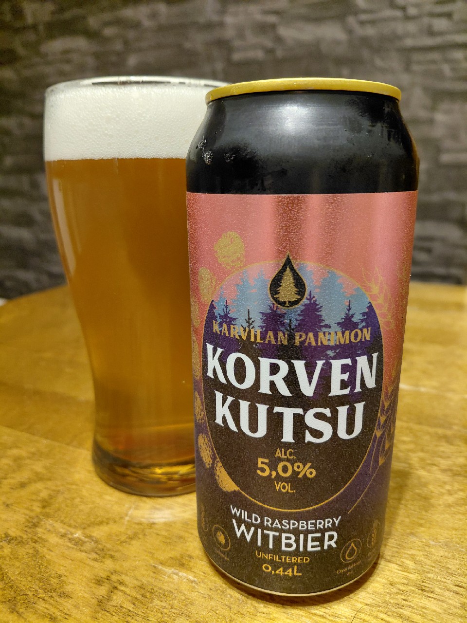 Korven Kutsu Wild Raspberry Witbier, Finland