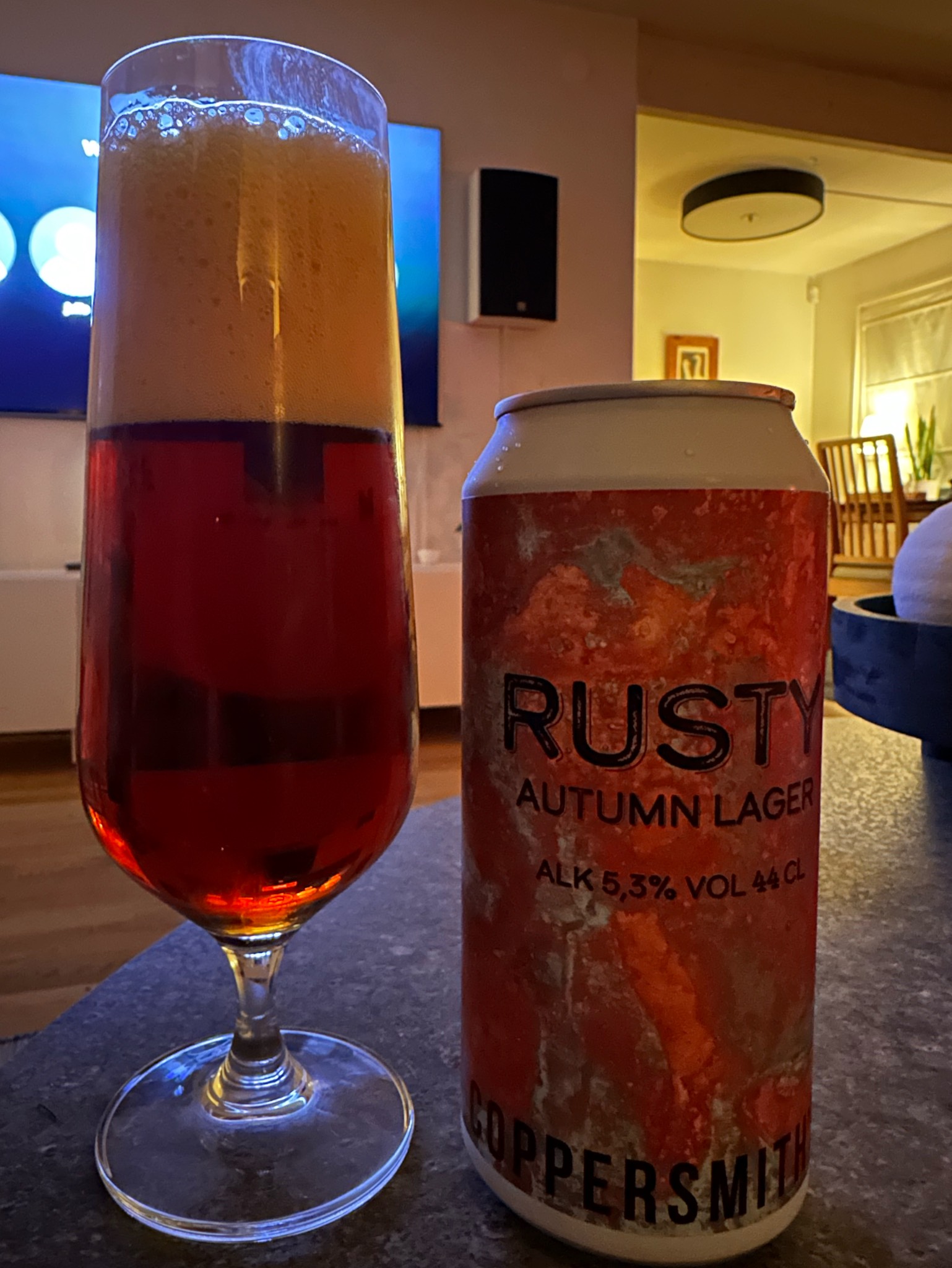 Rusty Autumn Lager, Coppersmith's Brewery