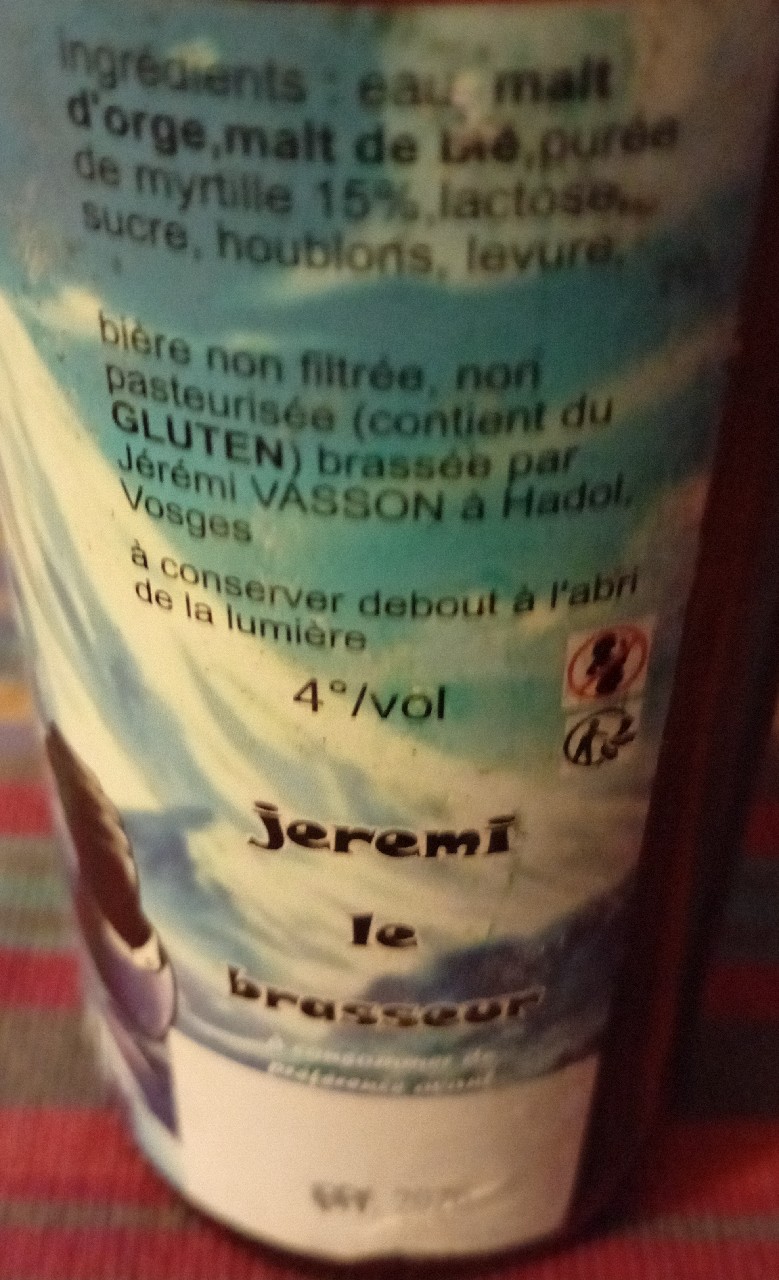 JV Sour Brimbel, Jérémi Le Brasseur (Jérémi Vasson)