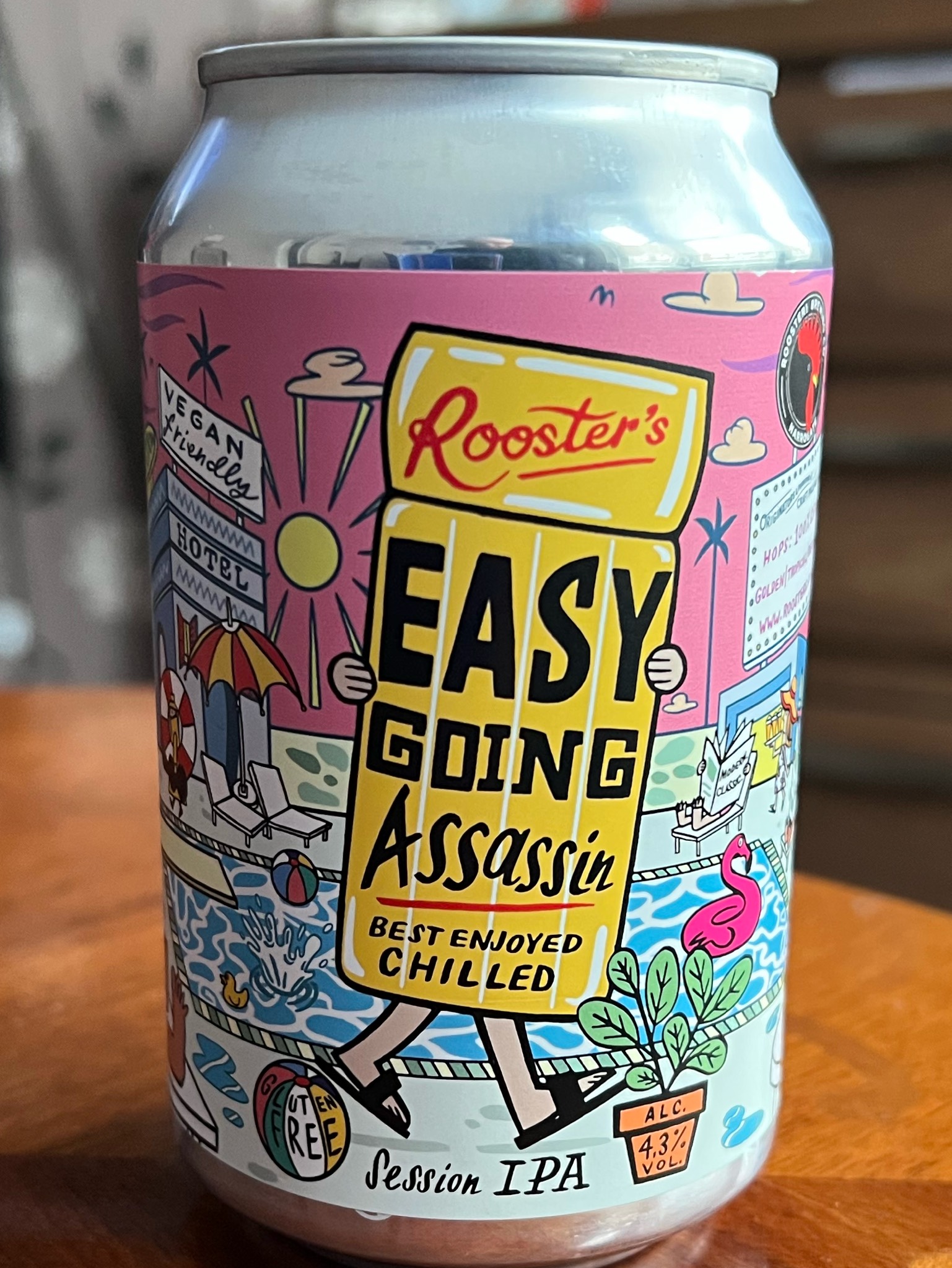 Easy-Going Assassin, Rooster's Brewing Co.