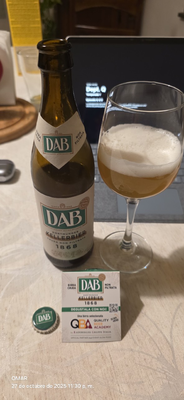 Kellerbier 1868, Dortmunder Actien-Brauerei (Oetker Group) | DAB