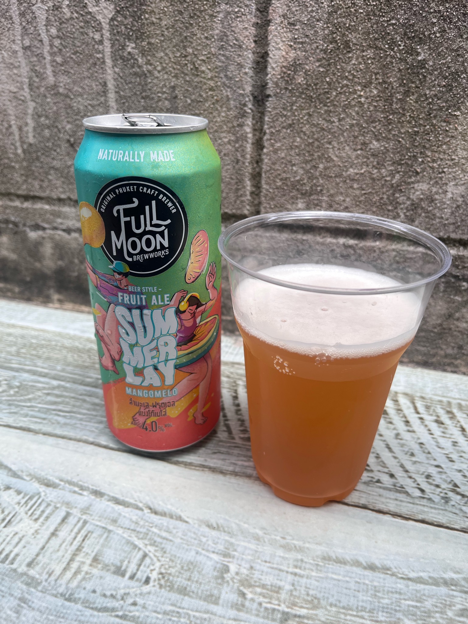 Summerlay Fruit Ale Mangomelo, Full Moon Brew Works