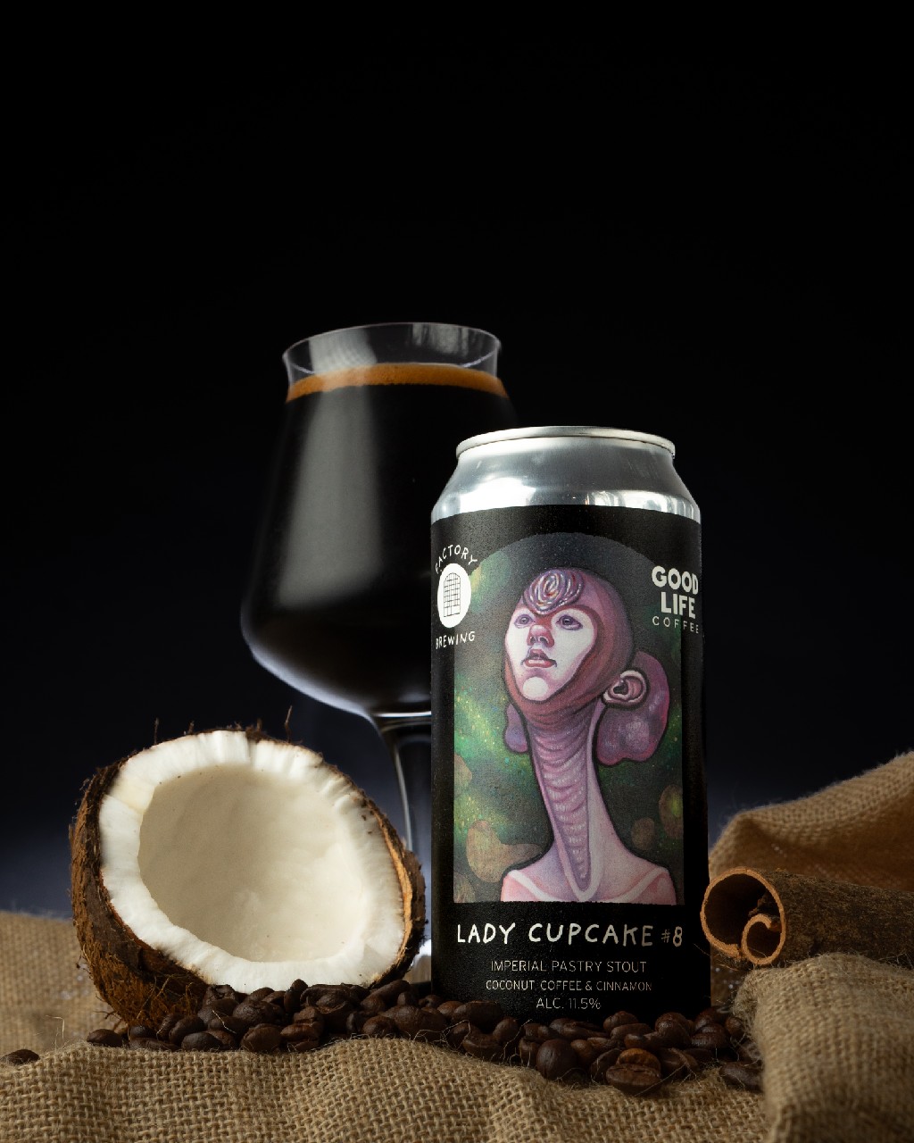 Lady Cupcace #8 (Coconut, Coffee & Cinnamon), Finland