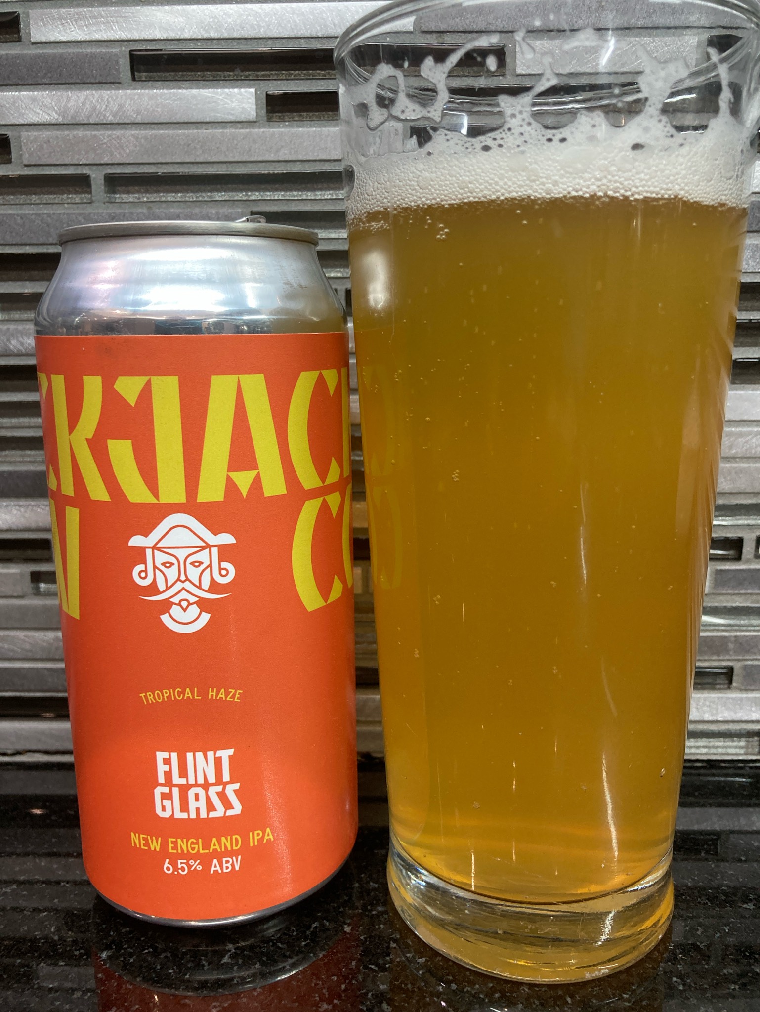 Flint glass, England