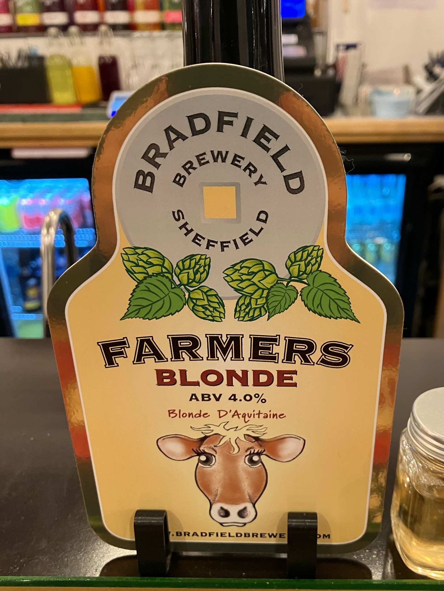 Farmers Blonde, Bradfield Brewer