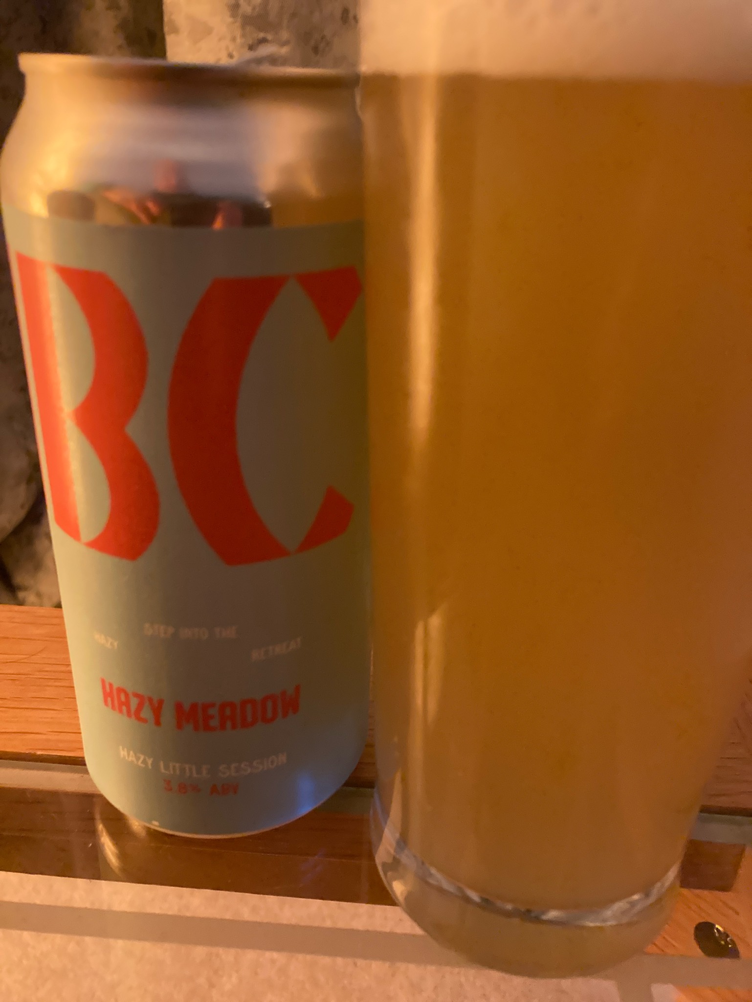 Hazy meadow, England