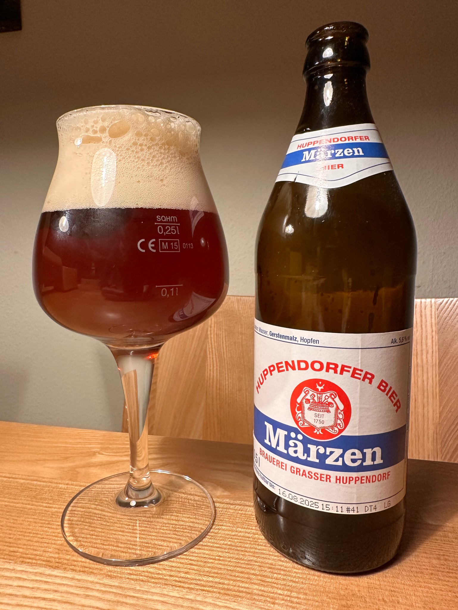 Huppendorfer Märzen, Brauerei Gasthof Grasser