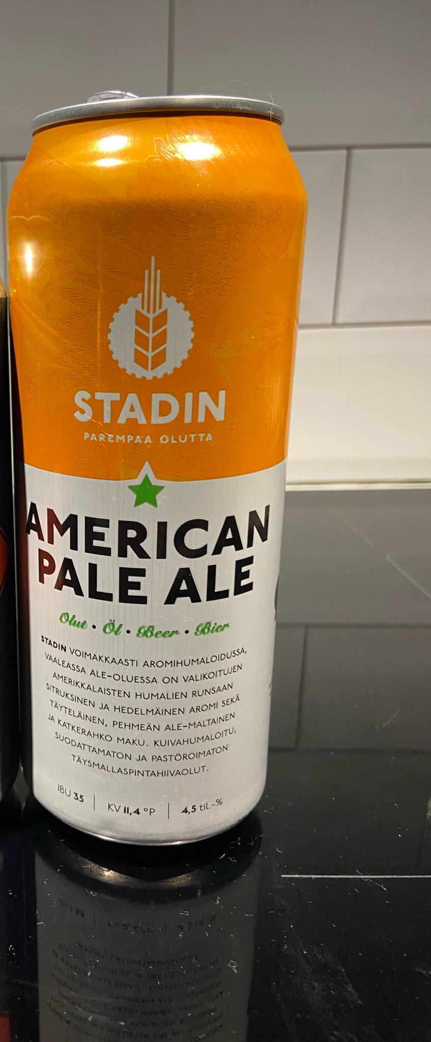 Stadin American Pale Ale 4.5%, Finland