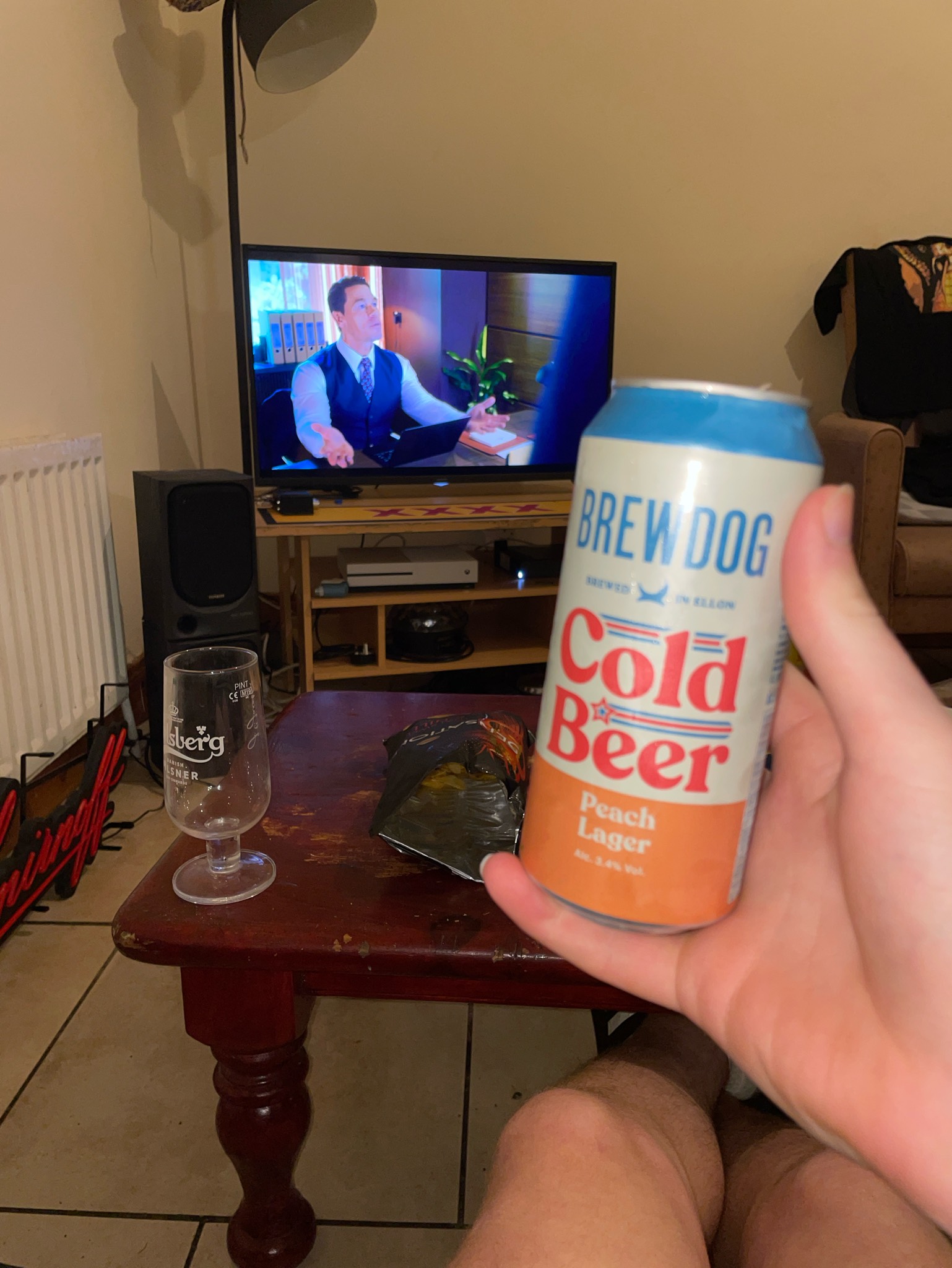 Cold Beer Peach Lager, Scotland