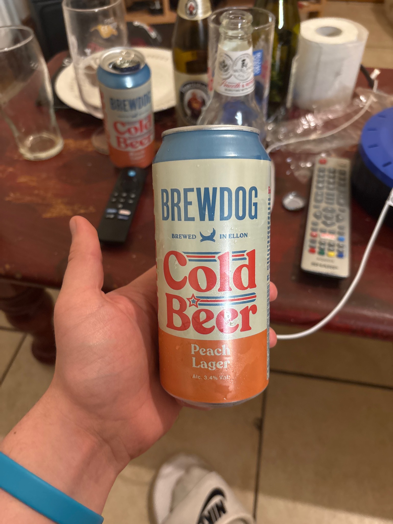 Cold Beer Peach Lager, Scotland