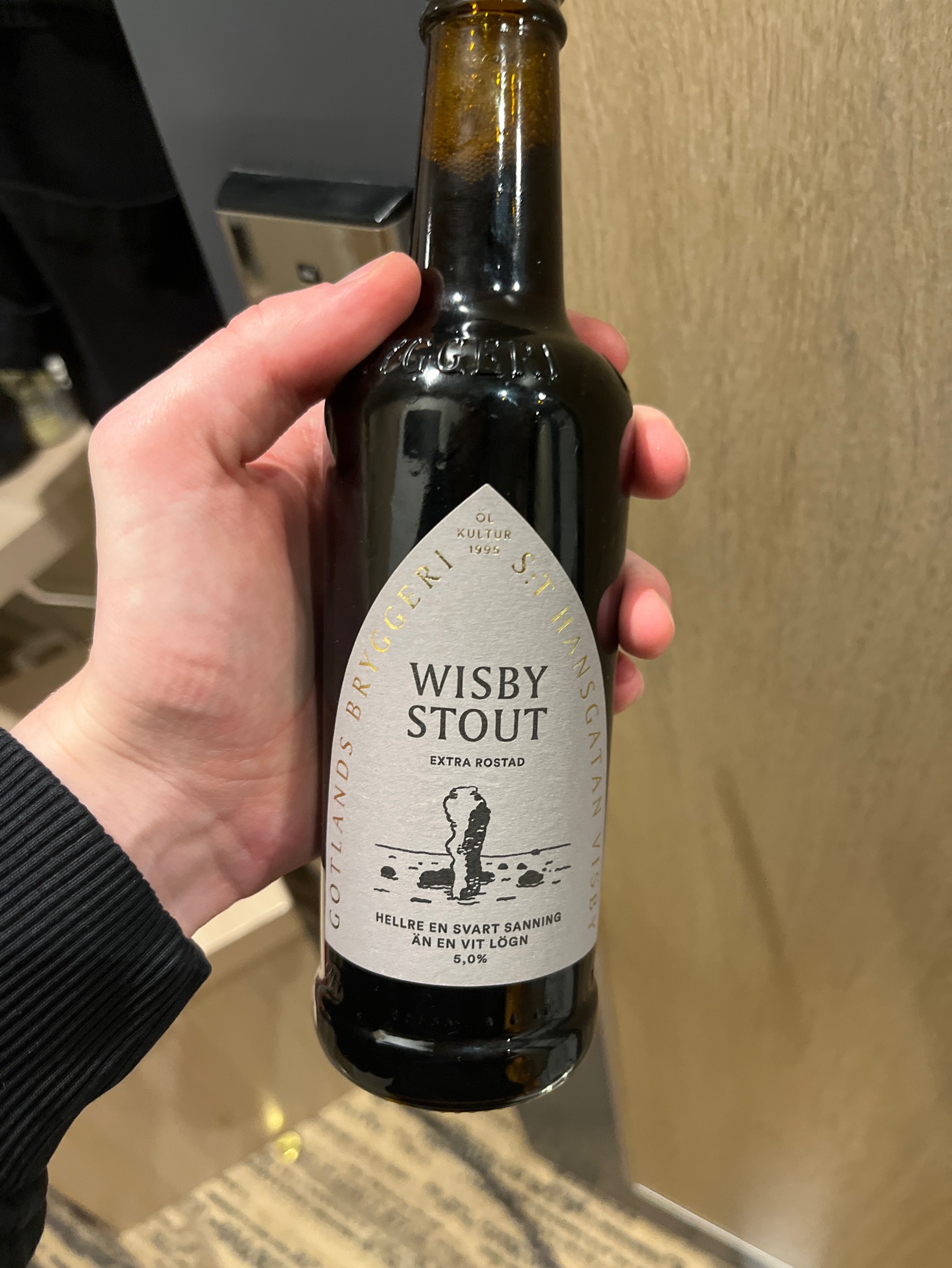 Wisby Stout, Sweden