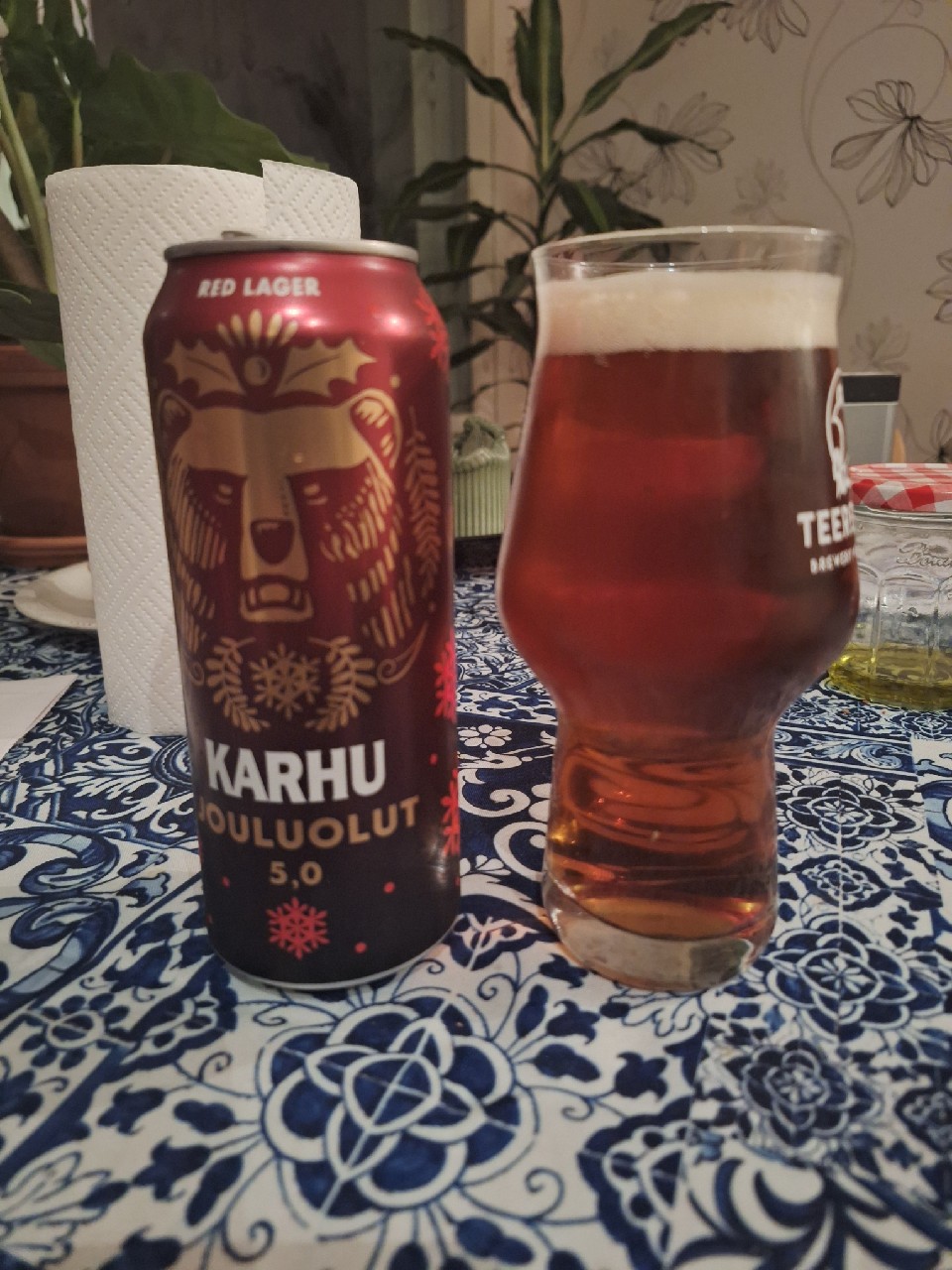 karhu jouluolut red lager, Finland