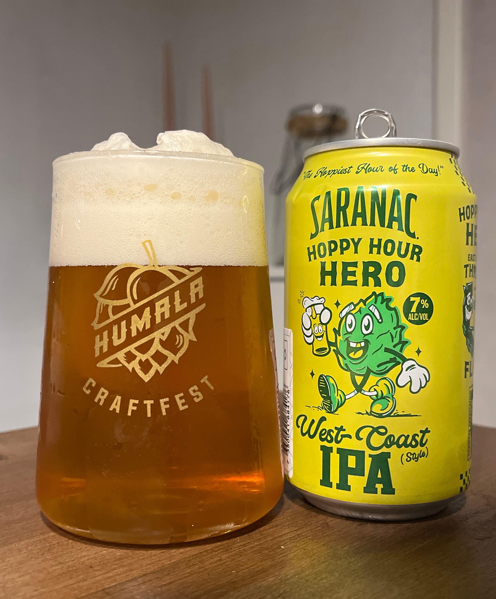 Hoppy Hour Hero IPA, Saranac Brewery