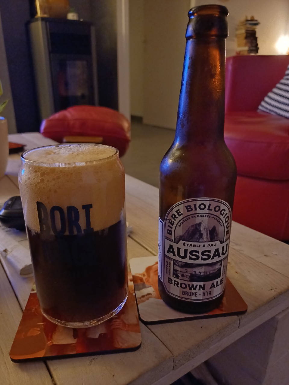 Aussau Brown Ale Brune N° 19, Brasserie Aussau