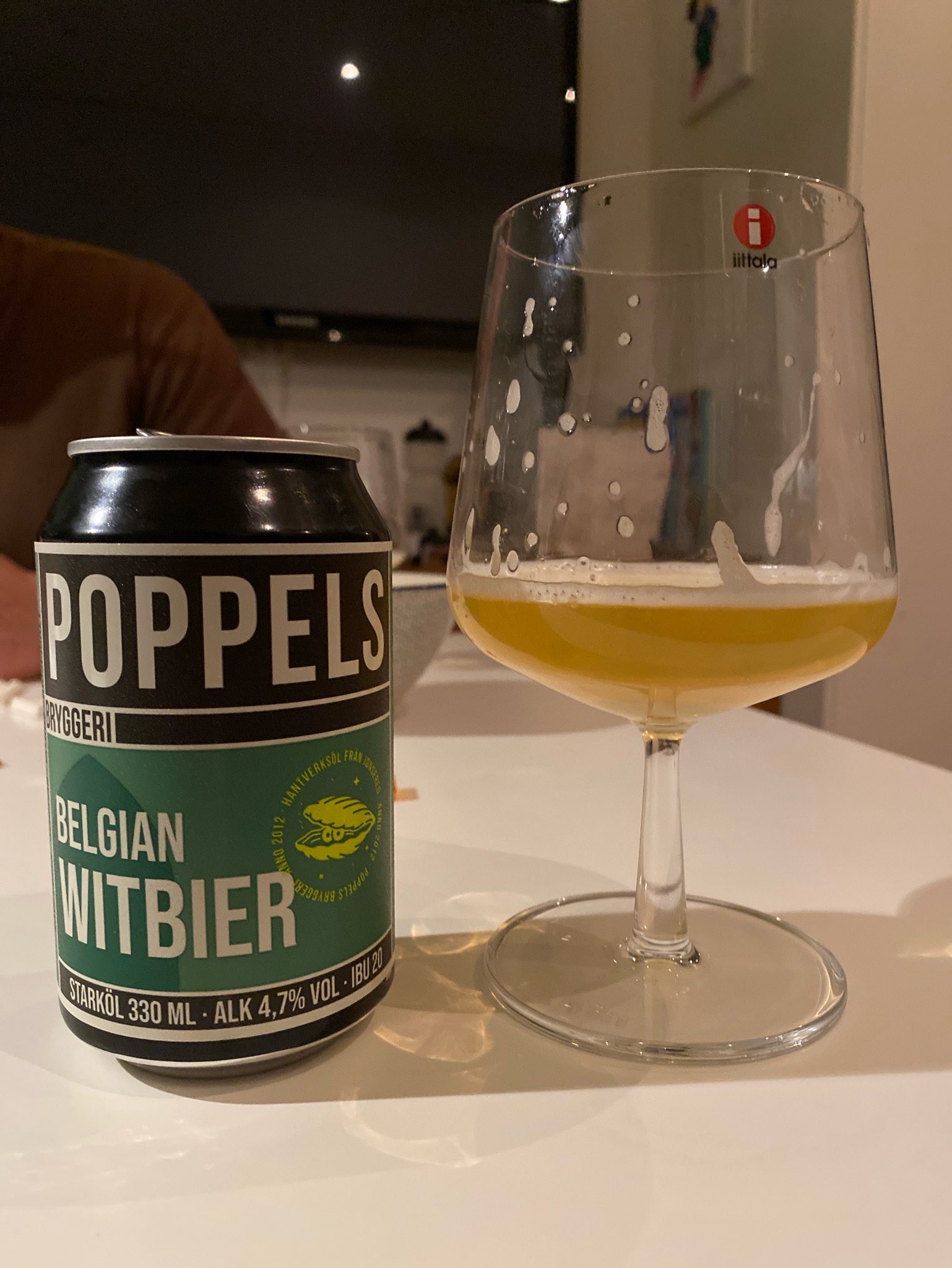 poppels bryggeri belgian witbier, Sweden