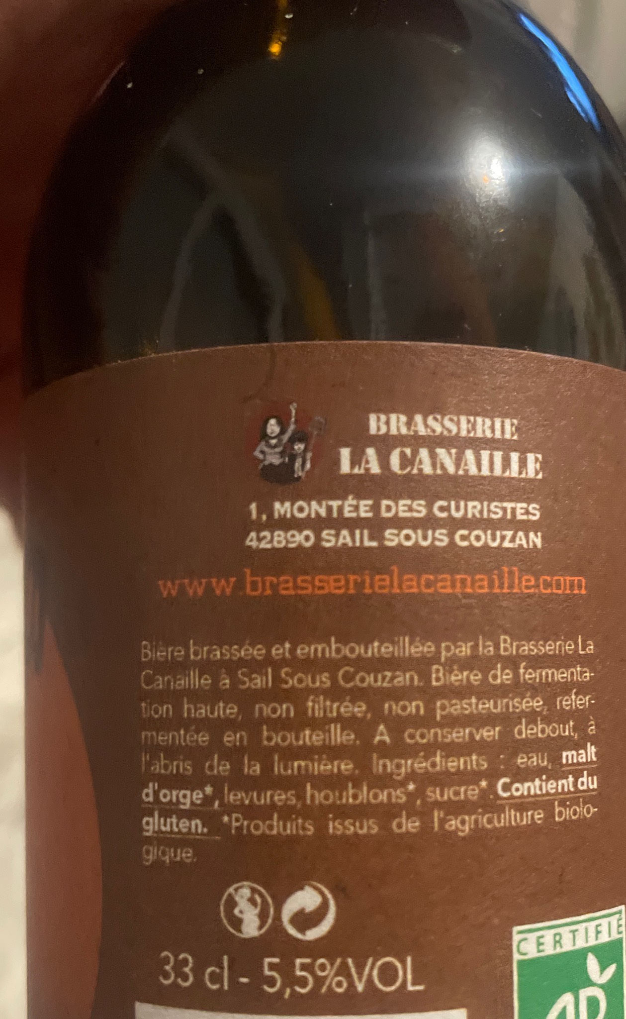 La Sauvageonne, Brasserie La Canaille