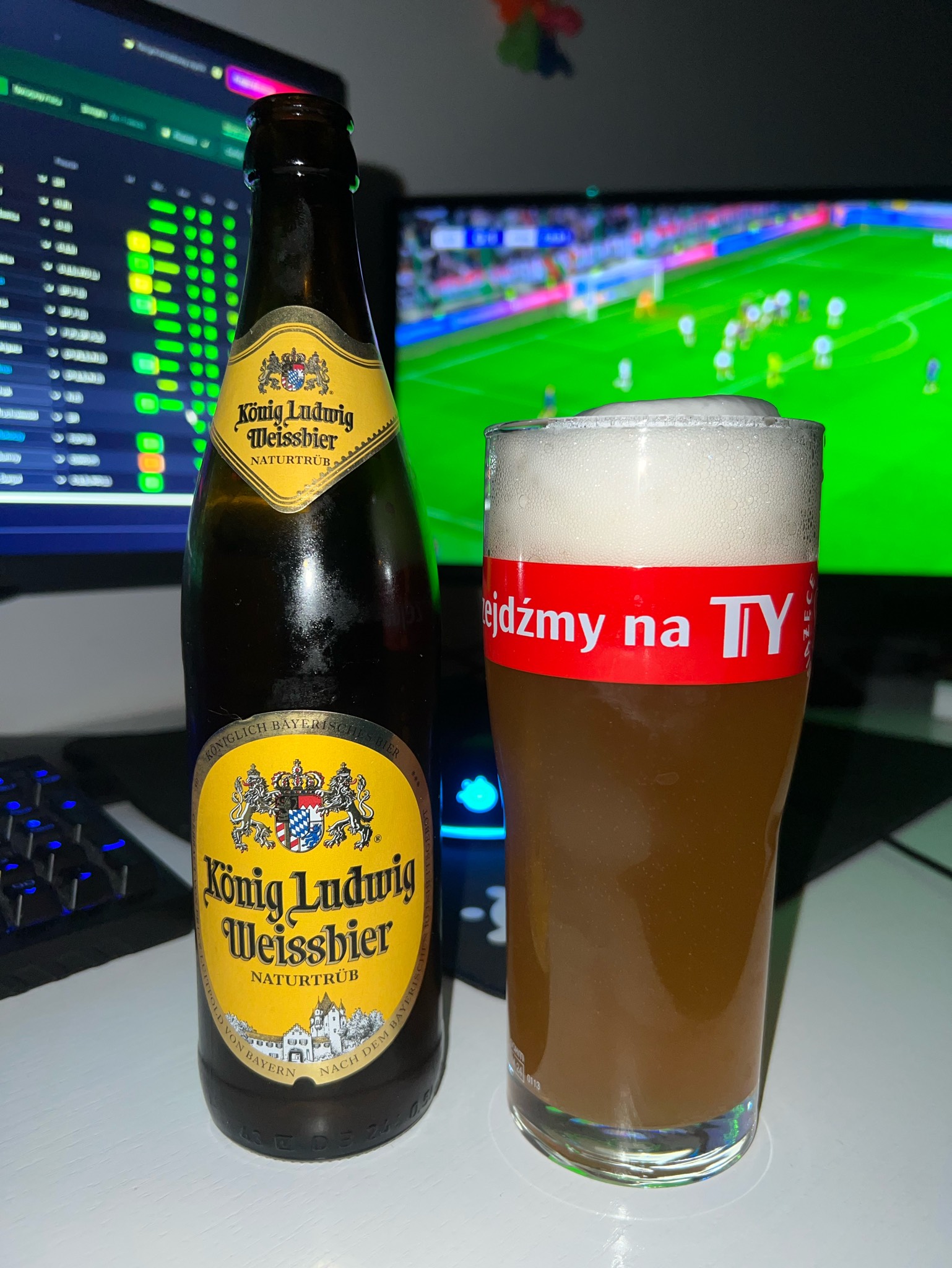 König Ludwig Weissbier Hell, König Ludwig Schlossbrauerei Kaltenberg (Warsteiner)