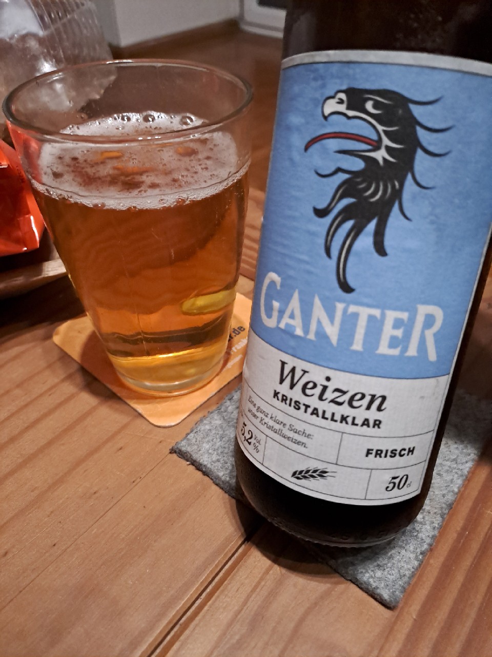 Ganter Weizen Kristallklar, Germany