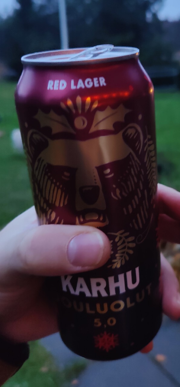 karhu jouluolut red lager, Finland