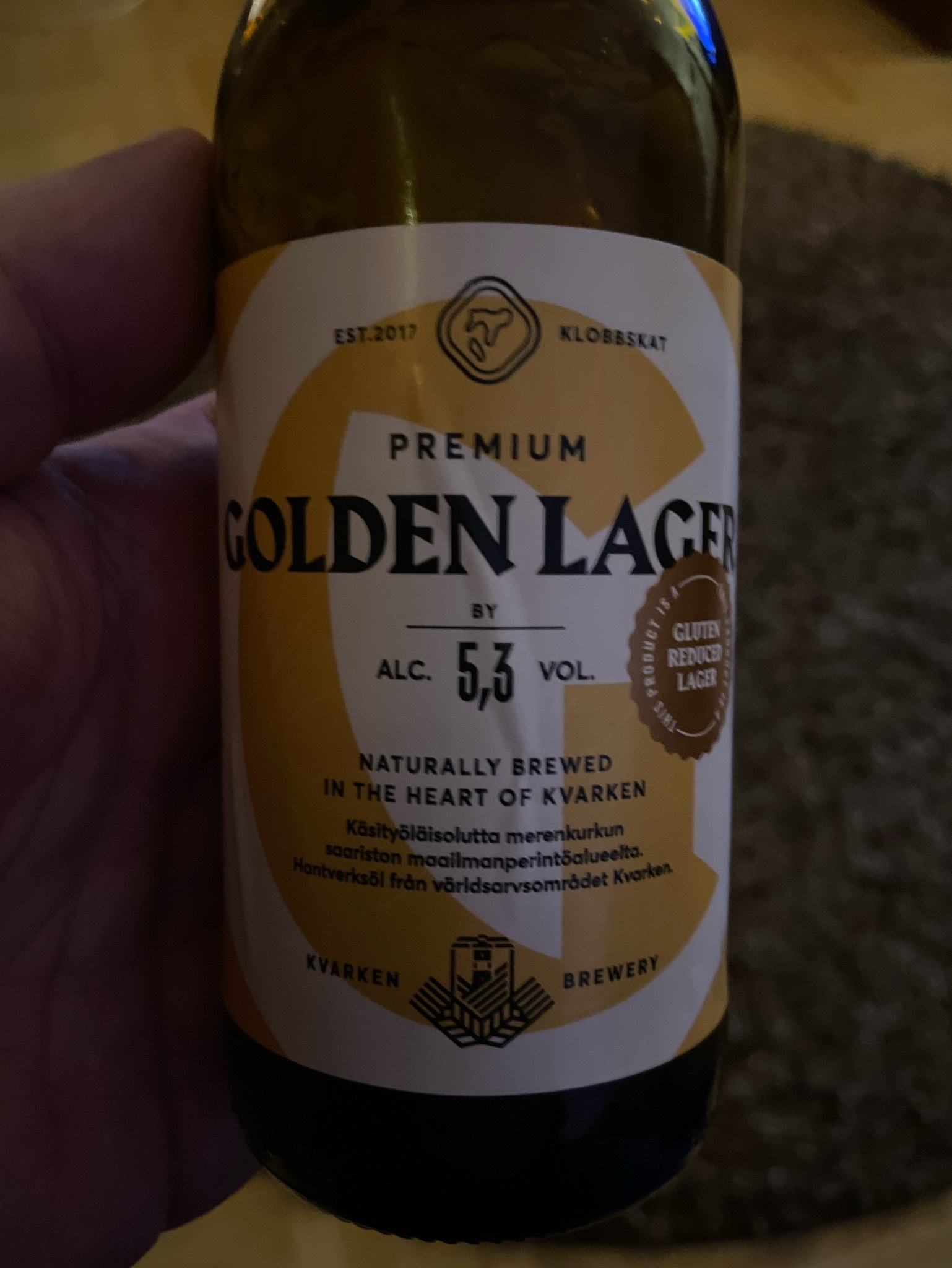 Premium Golden Lager, Finland