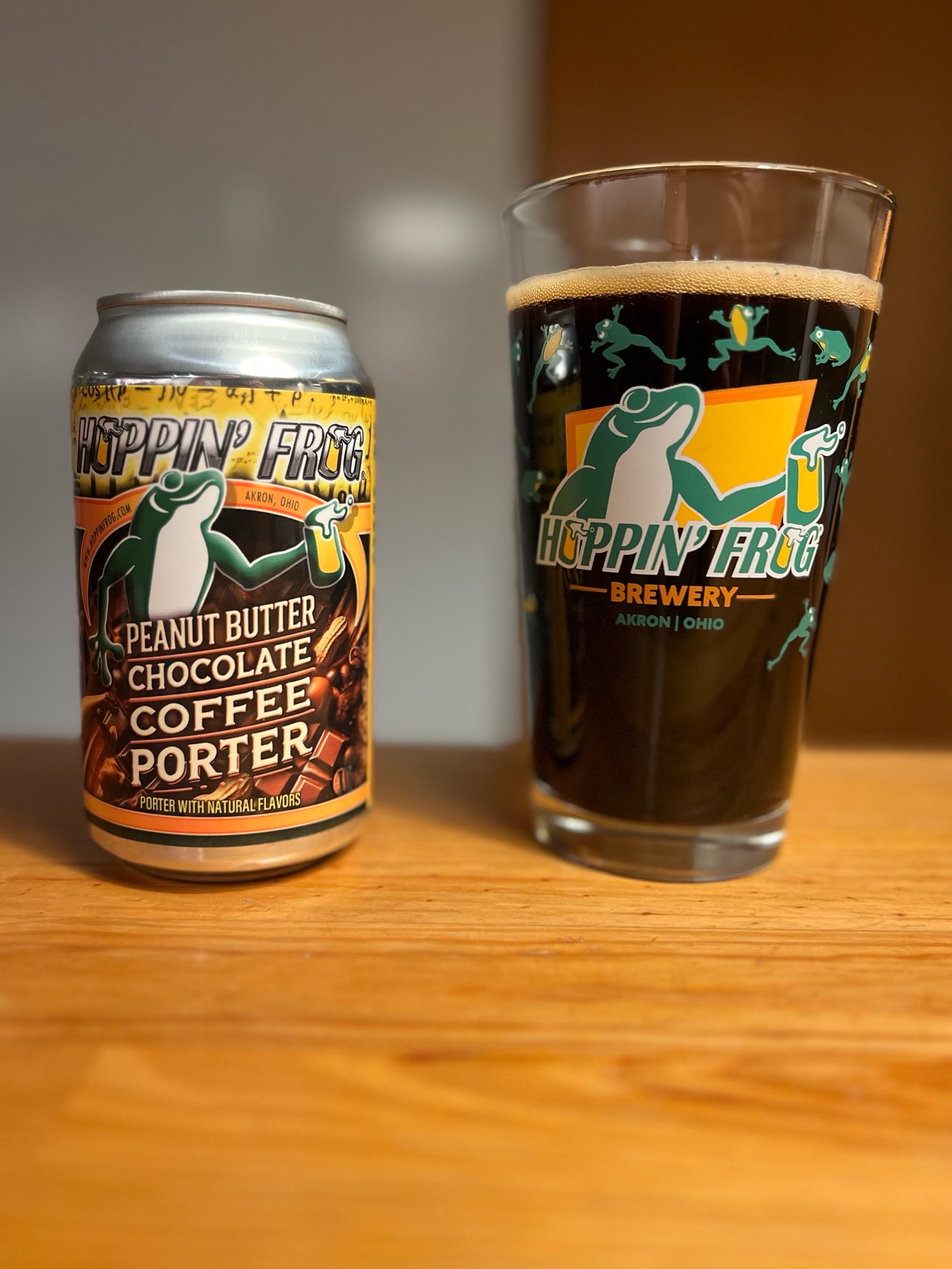 Peanut Butter Chocolate Coffee Porter, Hoppin' Frog Brewery