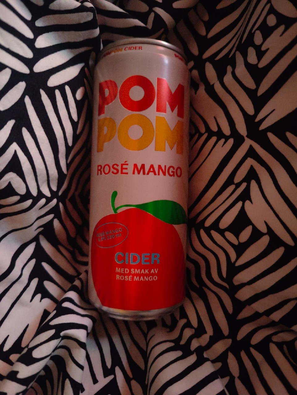 Pom pom rosé mango, Sweden