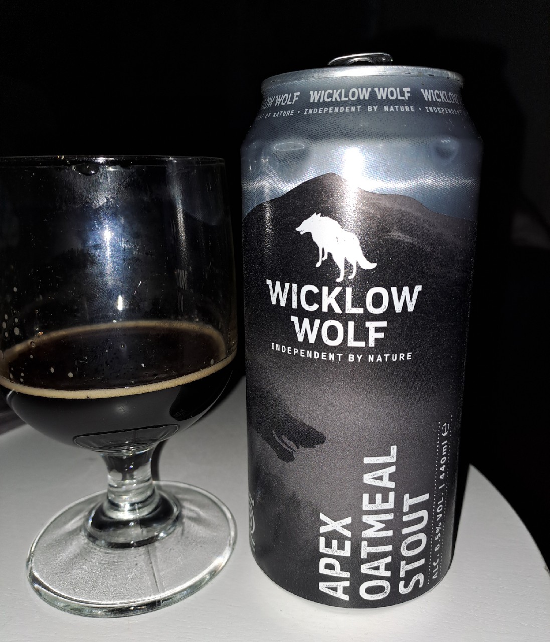 Apex Oatmeal Stout, Wicklow Wolf Brewing