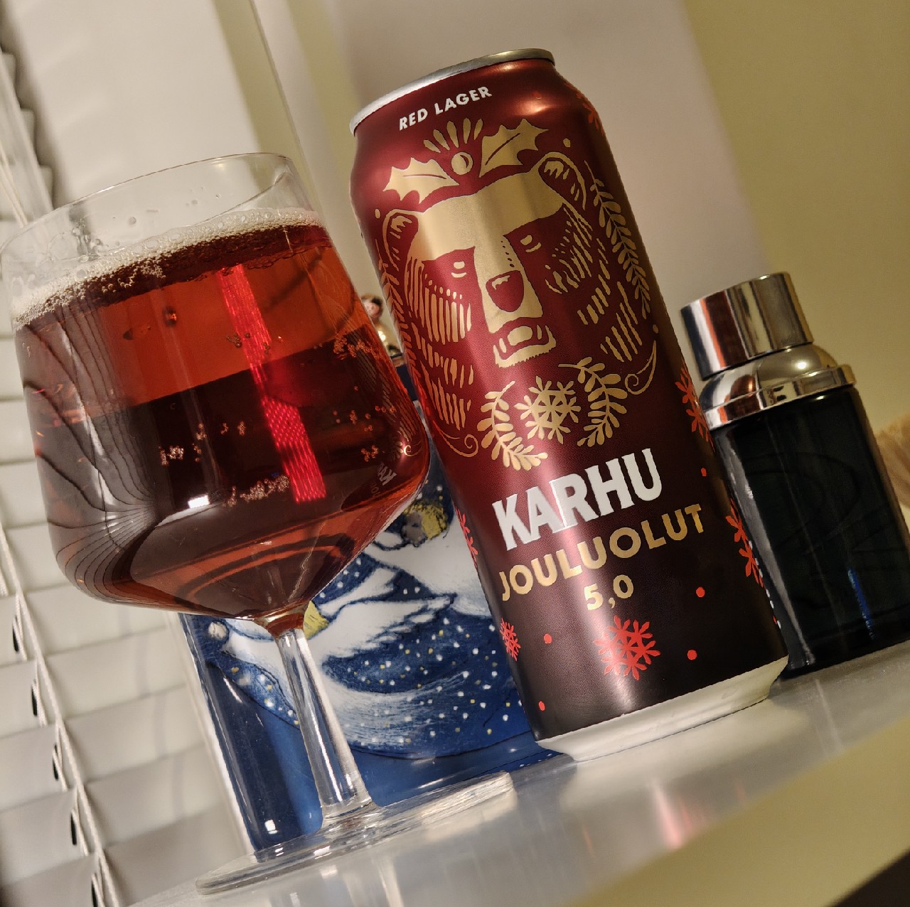 karhu jouluolut red lager, Finland